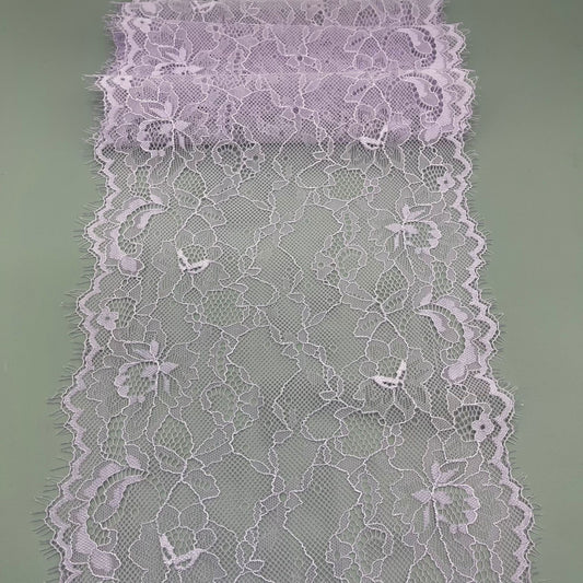 freedombeauty|21cm Eyelash Elastic Underwear DIY Wedding Dress Accessories Nylon White Hollow Lace Trim Design