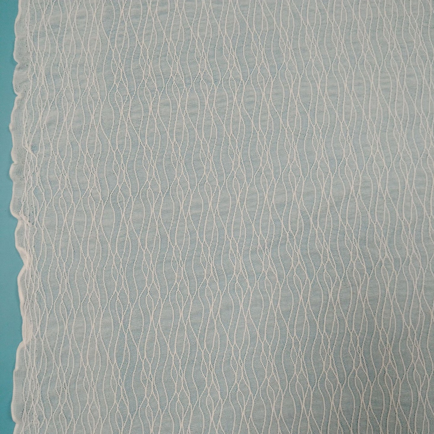 freedombeauty|Hot-Selling In-Stock Wavy Nylon Small Strip Lace Fabric for Women's Base Layer, Pajamas, Dresses, and Lace Trim