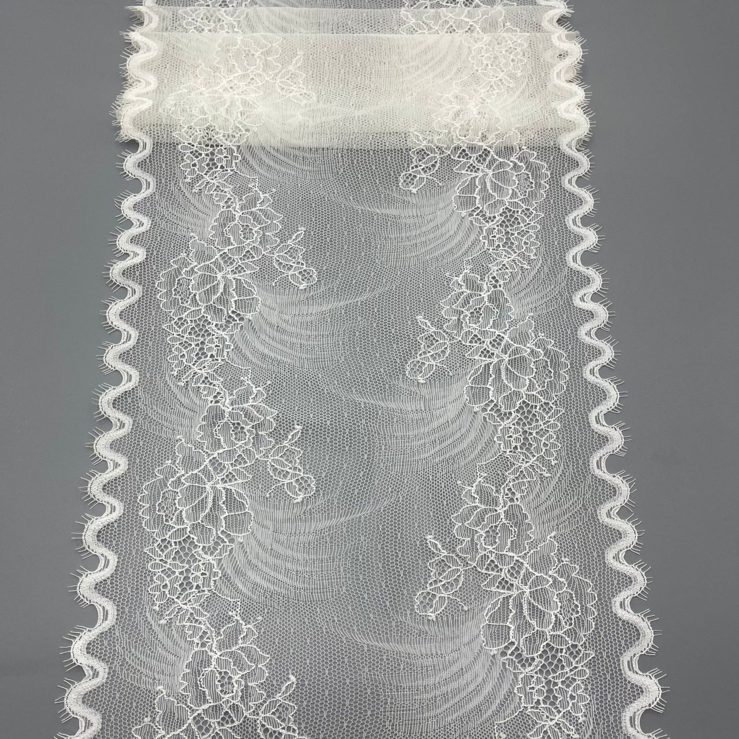 freedombeauty|21CM Elastic Eyelash French Elastic Lace Trim Wedding Dress Lingerie Accessories DIY Clothing Decoration
