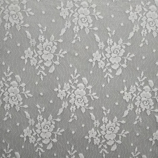 freedombeauty|Hot Selling Nylon Small Flower Lace Fabric Base Women's Sleepwear Dress Lace Fabric Fashion Lace