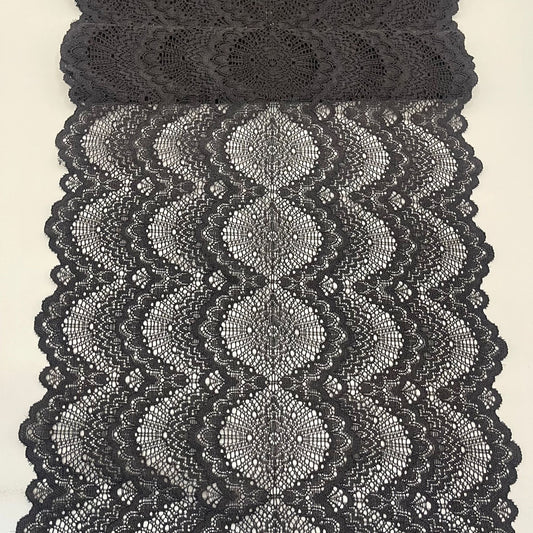 freedombeauty|18CM Elastic Wave Lace Trim Wedding Dress Lingerie Accessories DIY Clothing Decoration