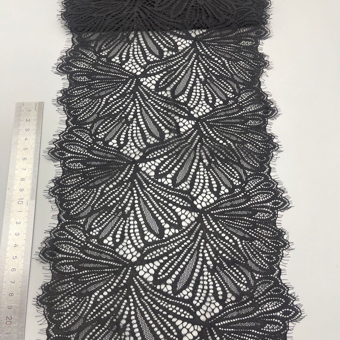 freedombeauty|20CM Elastic Lace Trim Nylon High Stretch Hollow Fabric DIY Wedding Dress, Clothing, Lingerie Accessories