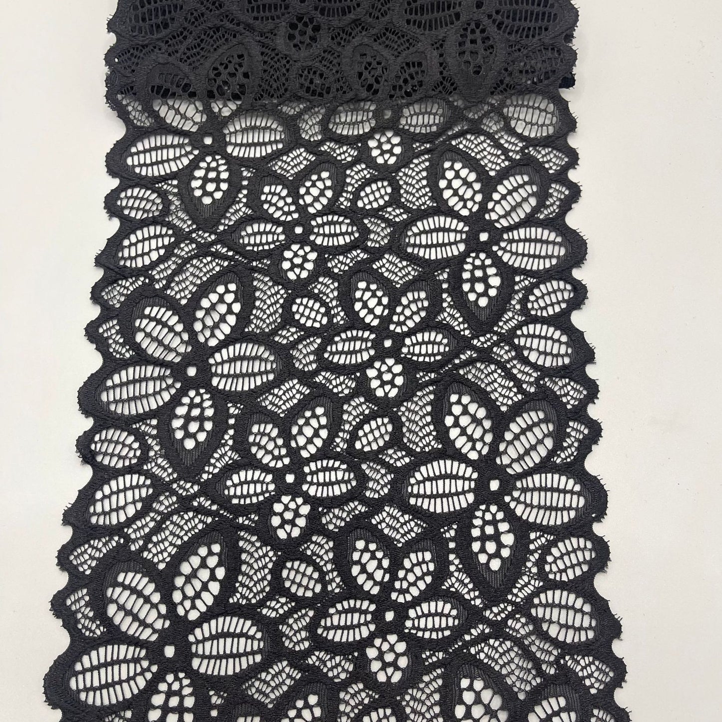 freedombeauty|18cm Lace Trim for Underwear, Wedding Dress, White Hollow Lace Trim, Nylon Lace Trim, High-end Customization