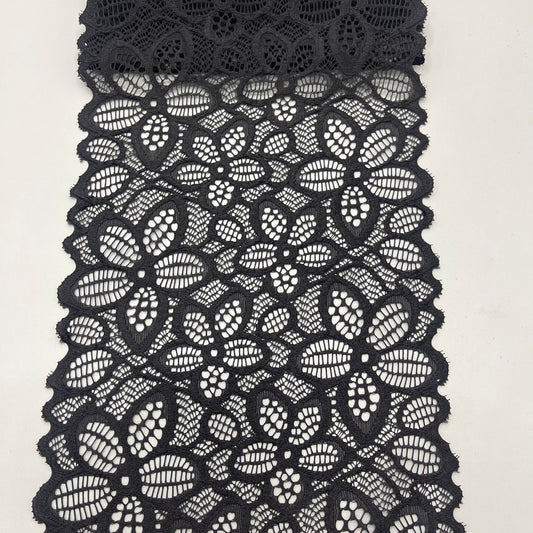 freedombeauty|18cm Lace Trim for Underwear, Wedding Dress, White Hollow Lace Trim, Nylon Lace Trim, High-end Customization