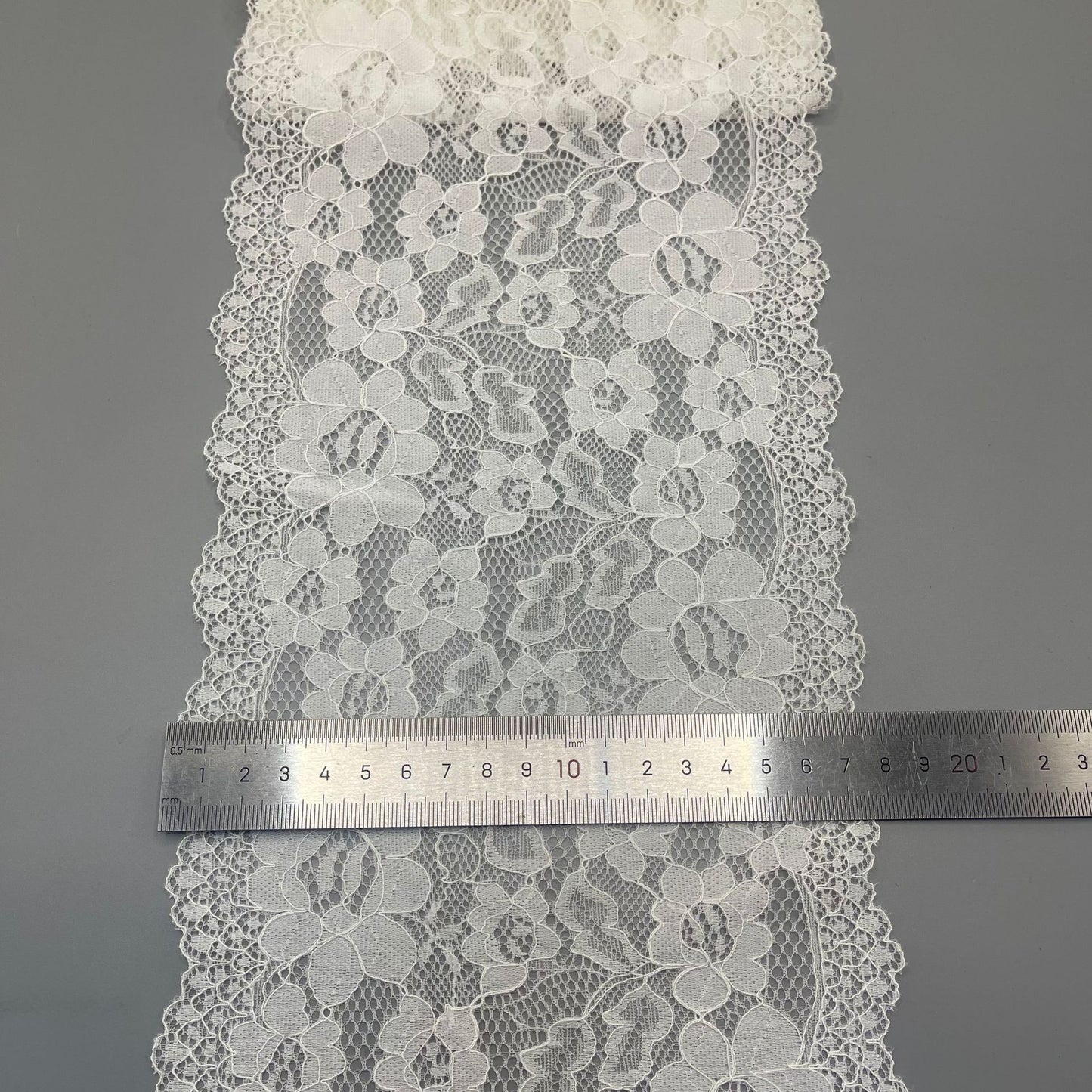 freedombeauty|18CM Double-Sided Lace Trim Nylon Lace Trim Stretch Small Lace Trim Fashion Lingerie Lace Trim