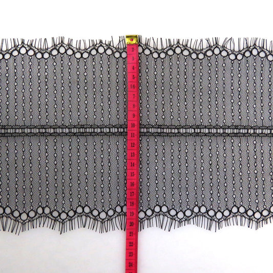 FREEDOMBEAUTY | 20.5cm Hot Sale Bilateral Nylon Silk Lace, Lace Inelastic Lace Curtain Accessories Wholesale