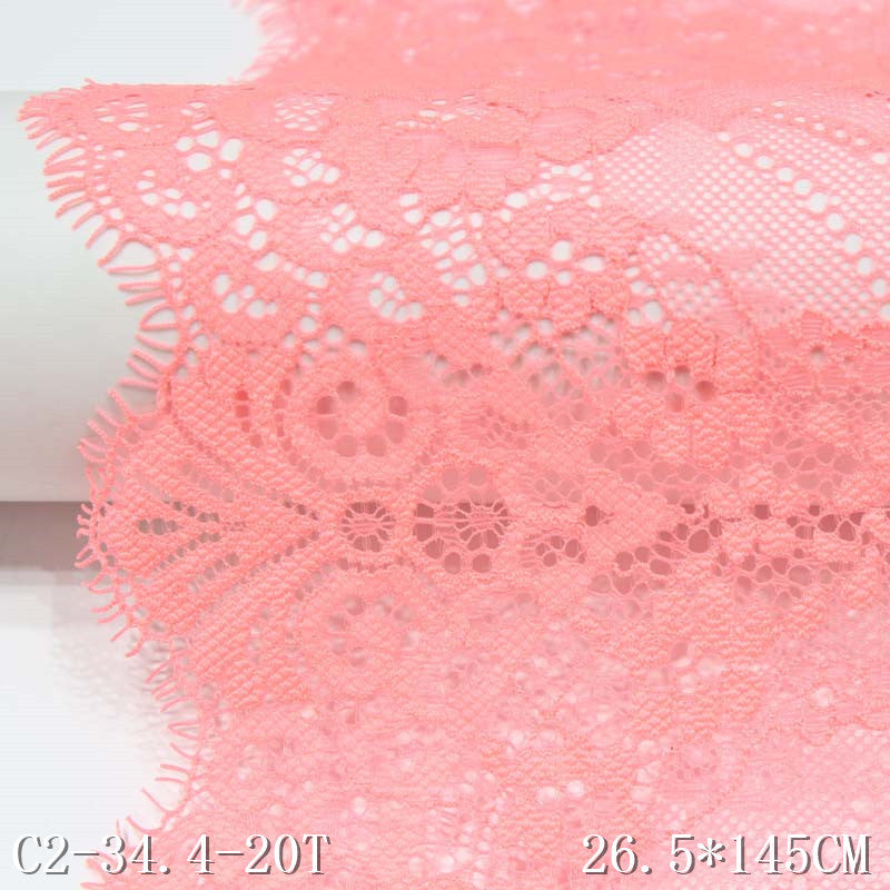freedombeauty|Non-Elastic Eyelash Lace Double-Sided Small Wave Thread Lace Tablecloth Sofa Cushion Clothing Accessories Lace Trim