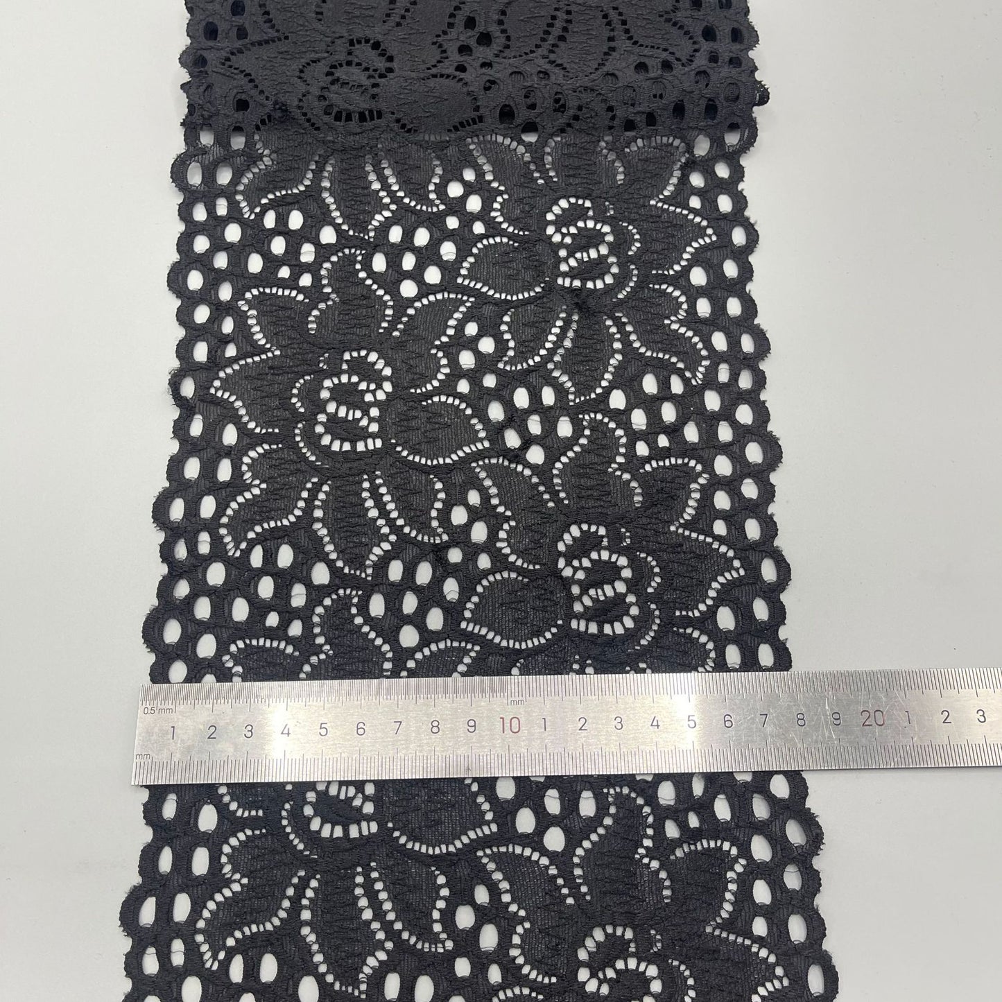 freedombeauty|21cm In Stock White Hollow Lace Trim Wedding Dress Nylon Accessories Handmade Decoration Custom Design