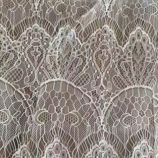 freedombeauty | Direct Sale In Stock 2024 Spring Summer New Cotton Linen Mesh Fabric Skirt Women's Lace Trim Fabric