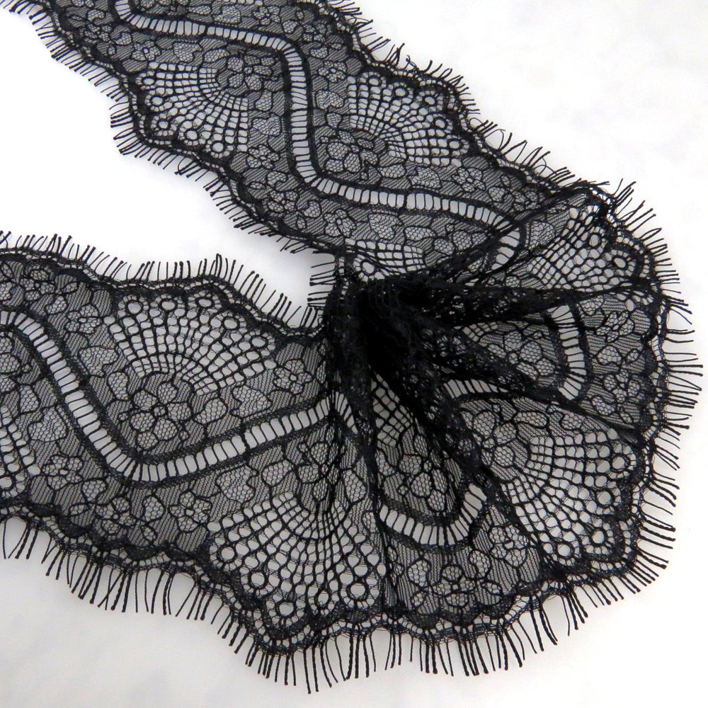 FREEDOMBEAUTY | Spot lace 10cm Japanese and Korean style underwear DIY jewelry bow neckline lace clothing accessories
