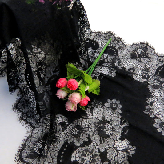 FREEDOMBEAUTY | New 43cm Wave Lace High Quality Development Eyelash Lace, Fashion Pajama Accessories Lace