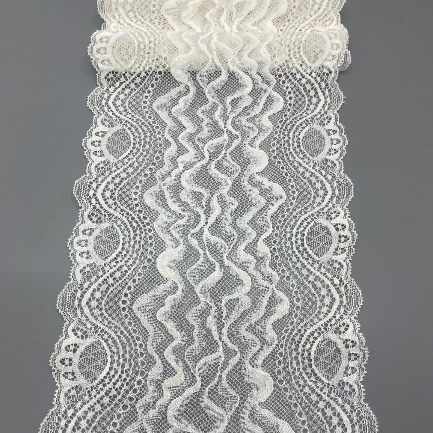 freedombeauty|18CM Sexy Lingerie Elastic Clothing Accessories Lace Trim Supply Suitable for Wedding Dress Decoration