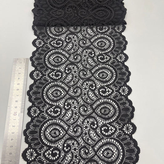 freedombeauty|18CM Wedding Dress Home Decoration Elastic Lace Trim Direct Supply