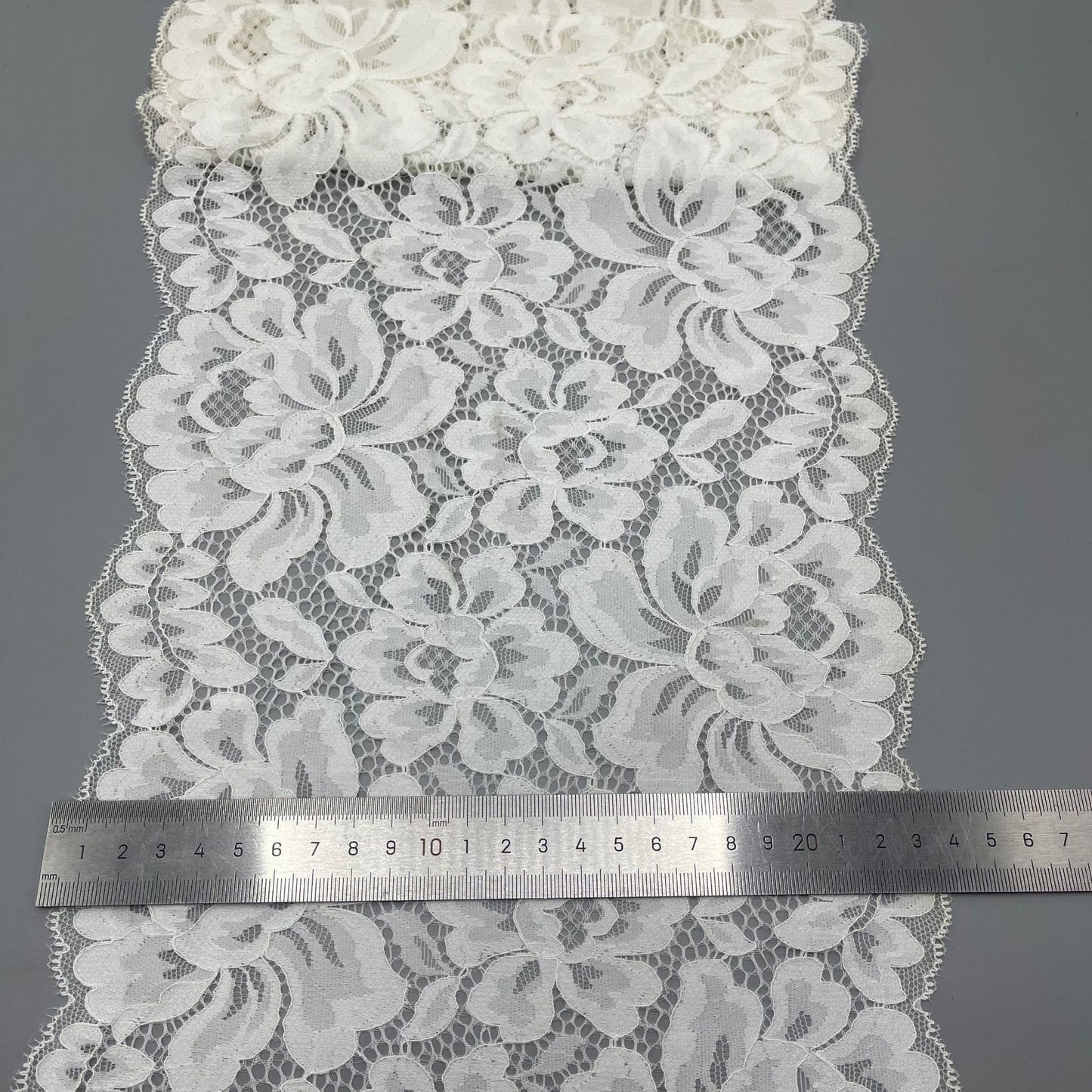 freedombeauty|23CM Nylon Lace Trim Elastic Lace Trim Wedding Dress, Lingerie Hem, Gloves, Socks Accessories