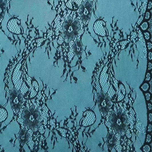 freedombeauty|New Non-Elastic Phoenix Tail Lace Fabric Nylon Hollow Out Women's Top Dress Children's Lace Fabric In Stock