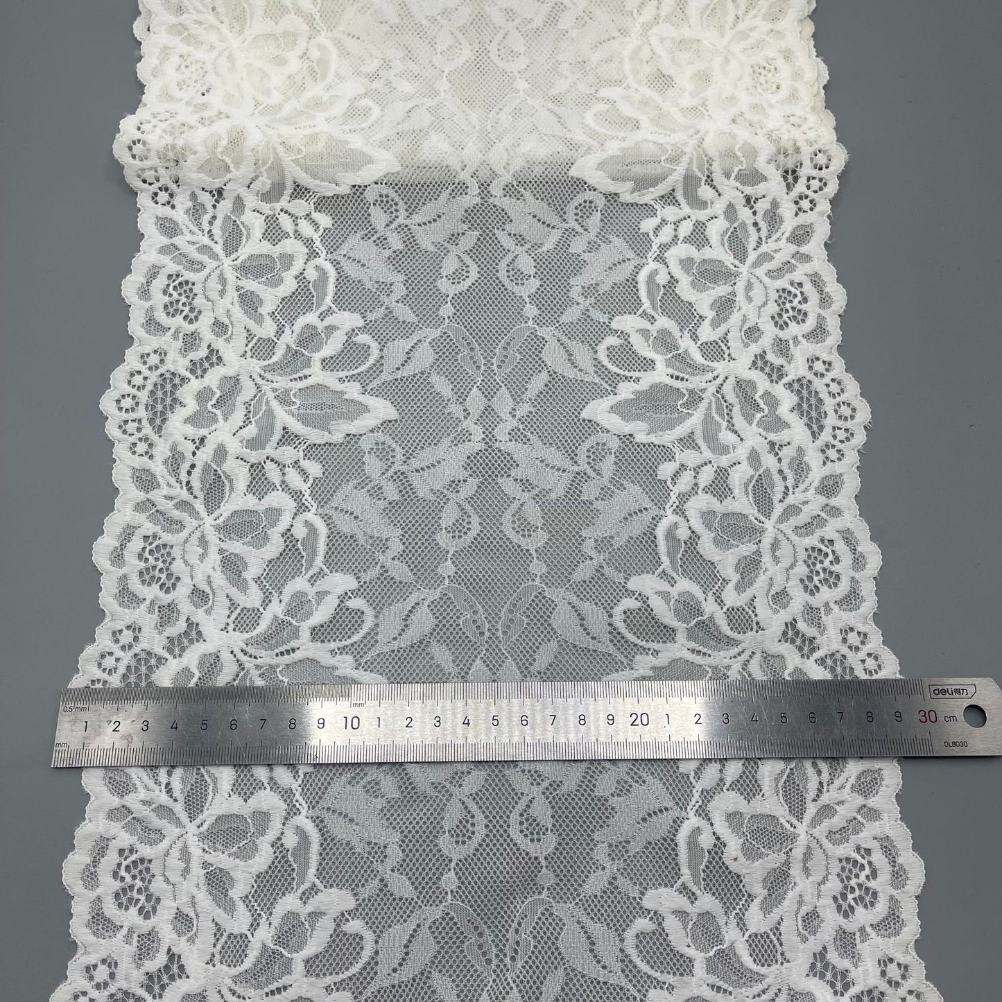 freedombeauty|29cm In Stock High-end Wedding Dress Lace Trim Nylon Lace Hollow Design Handmade Custom