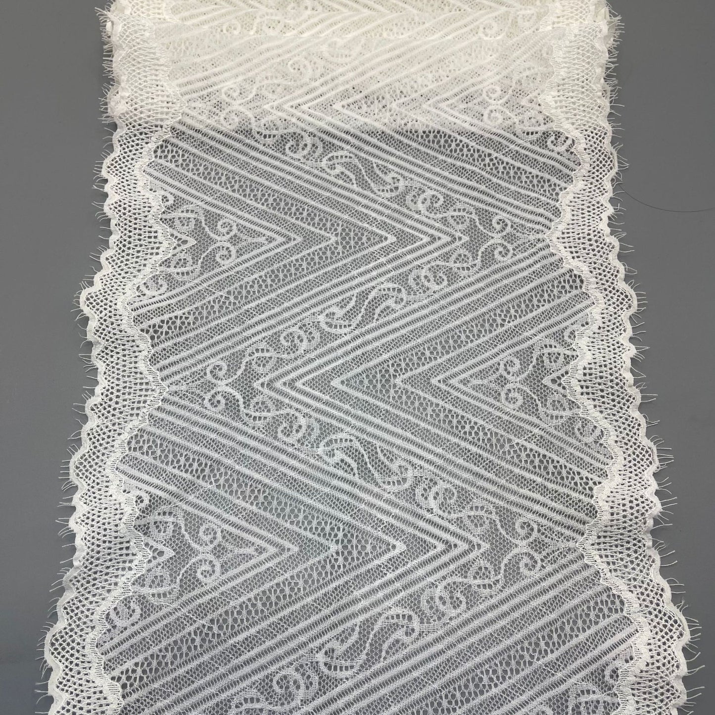 freedombeauty|22cm Elastic Eyelash French Lace Trim Clothing Wedding Dress Accessories DIY Decoration Lingerie Lace