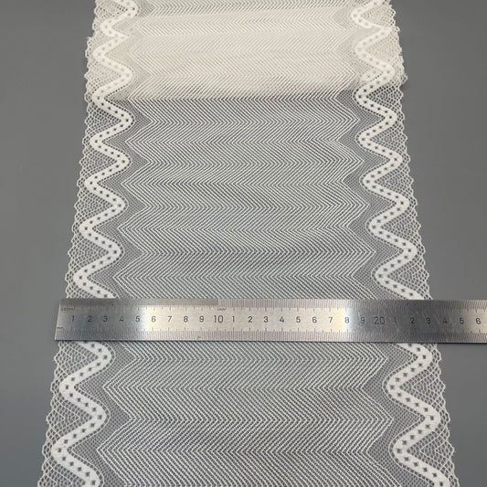 freedombeauty|23CM Sexy Lingerie Hollow Lace Trim White Wedding Dress Lace Nylon Decoration Clothing Accessories