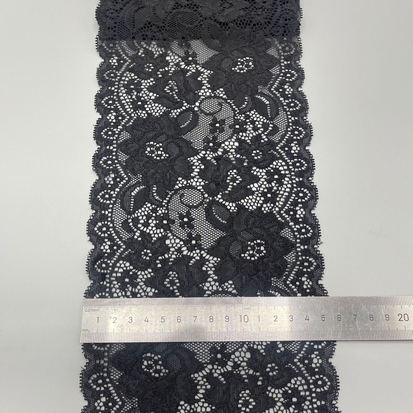 freedombeauty|15cm Outer Single DIY Handmade Lace Trim White Lace Hollow Nylon Wedding Dress Accessories High-end Accessories