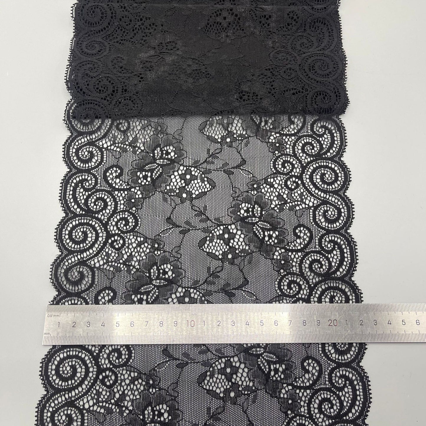 freedombeauty|22CM Nylon Stretch Lace Trim Nylon Ribbon Lace Trim Stretch Underwear Wedding Dress Accessories