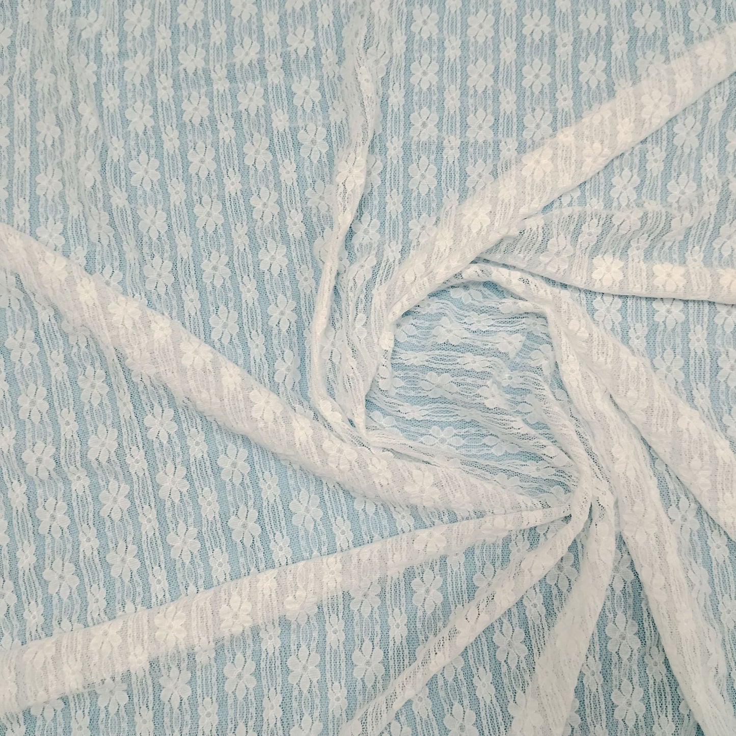 freedombeauty|Hot-Selling Bubble Fabric Nylon Lace Fabric Wave Striped Floral Base Dress Children's Clothing Embossed Lace