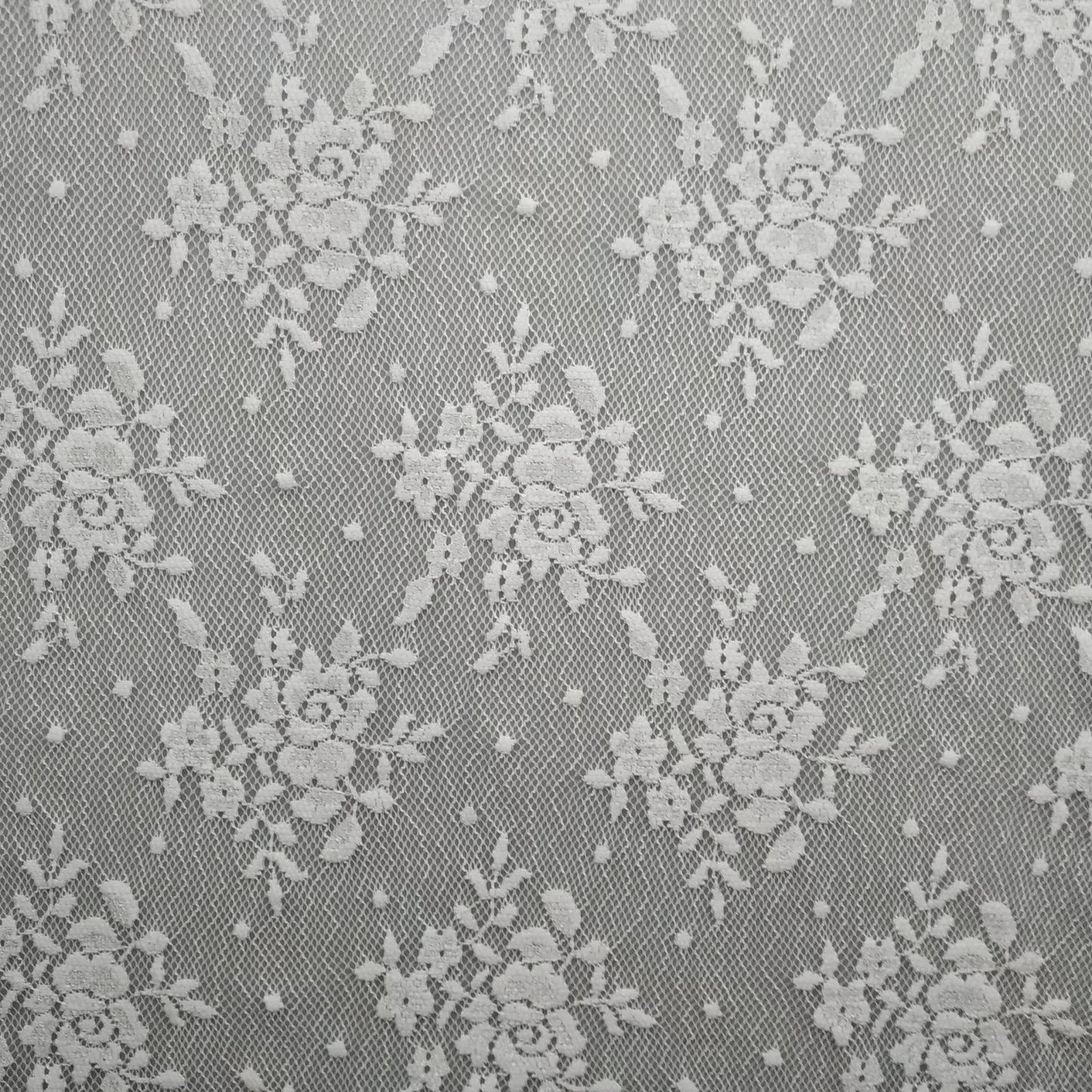 freedombeauty|2024 Hot-Selling Small Floral Dot Lace Fabric for Wedding Dresses, Dresses, Headpieces, Tablecloths, and Hollow-Out Flowers