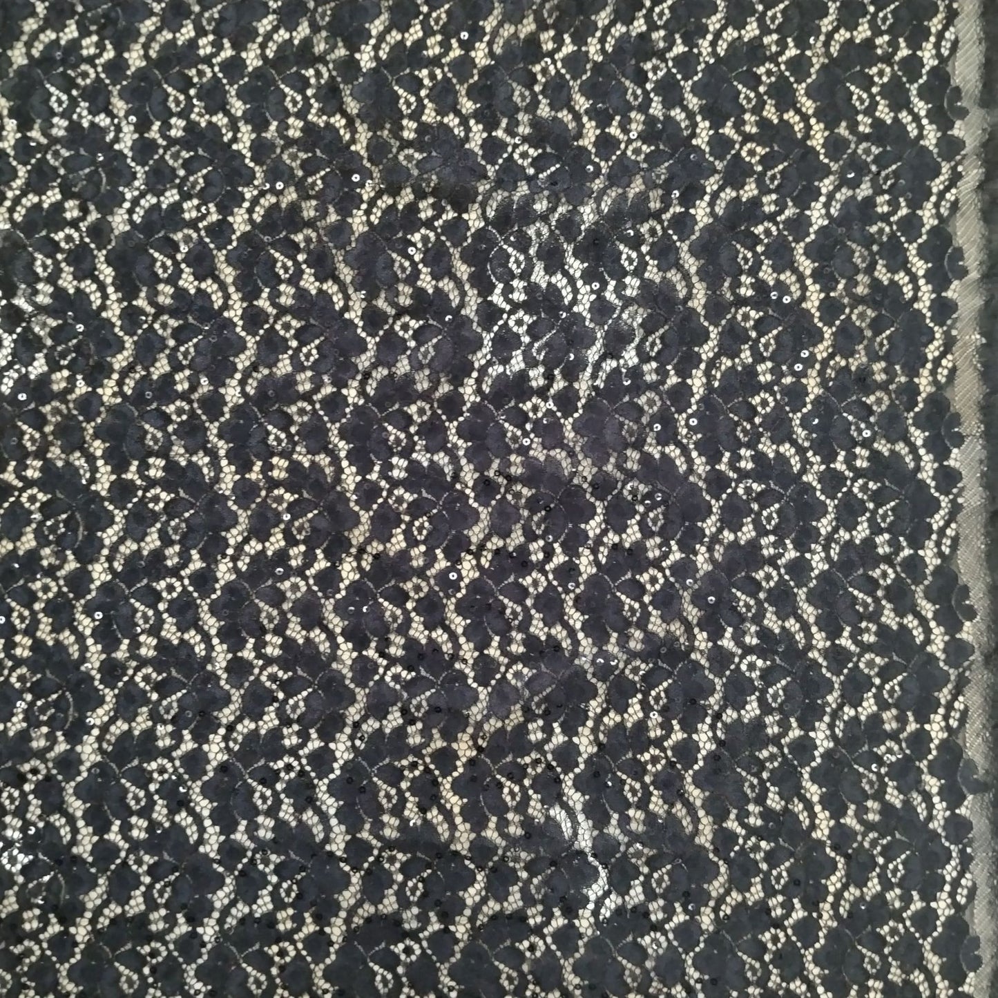 freedombeauty|Nylon Sequin Lace Fabric Full Pattern Lace Fabric Fashion Dress Wedding Dress Accessories Decoration