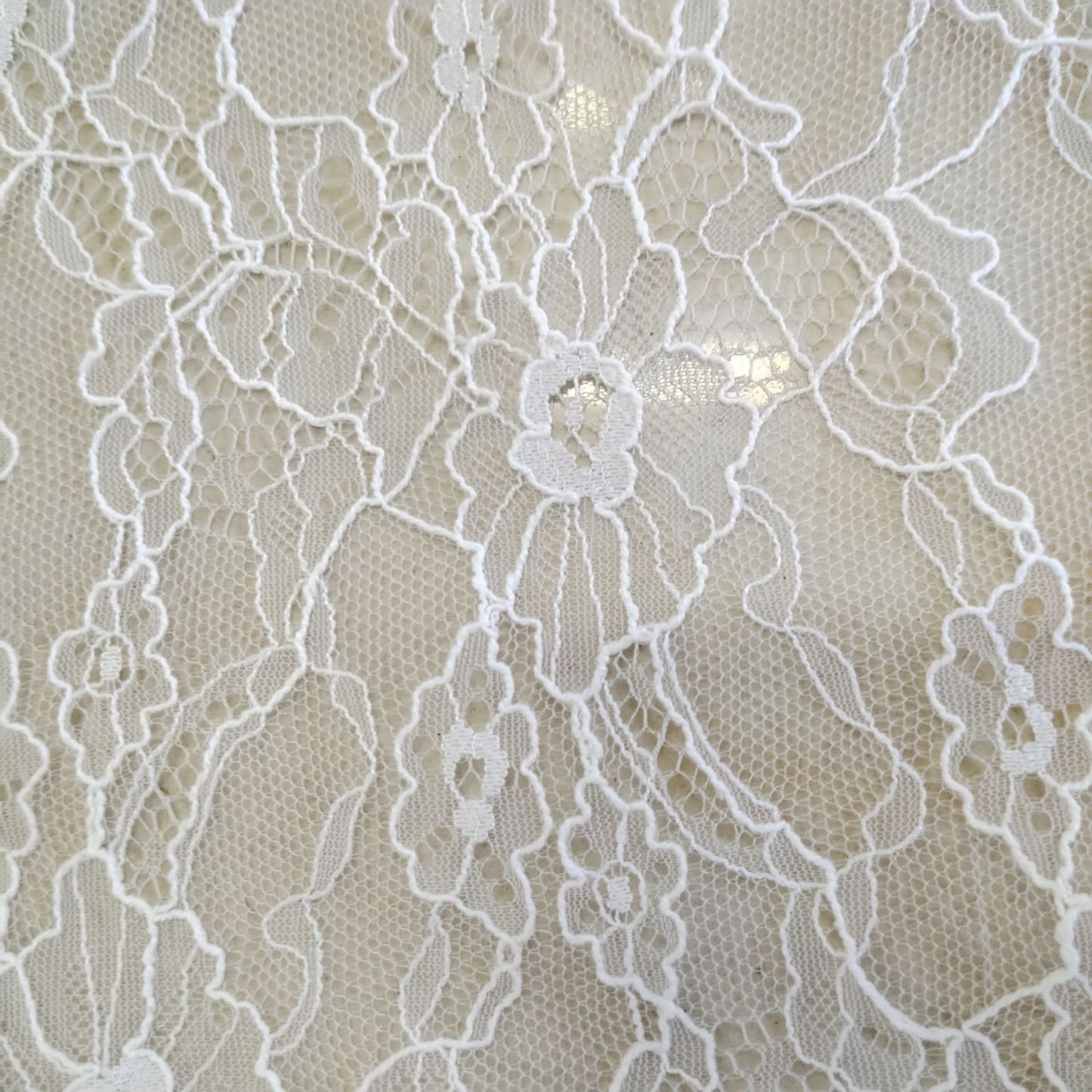 freedombeauty|Hot Selling In Stock Cotton Lace Fabric with Small Flower Hollow Mesh Base Wedding Dress Children's Clothing Accessories
