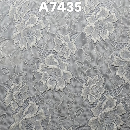 freedombeauty|New Nylon Lace Fabric Rose Sunflower Soft Skin-friendly Double-sided Stretch Cut Thread Rose Flower Women's Base Layer Underwear