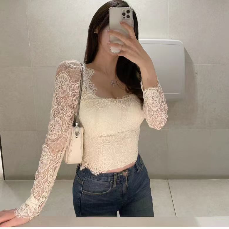 freedombeauty|Direct Sale New Nylon Eyelash Fabric Lace T-Shirt Clothing Wedding Dress Children's Dress Lace Full Skirt High-end Skirt