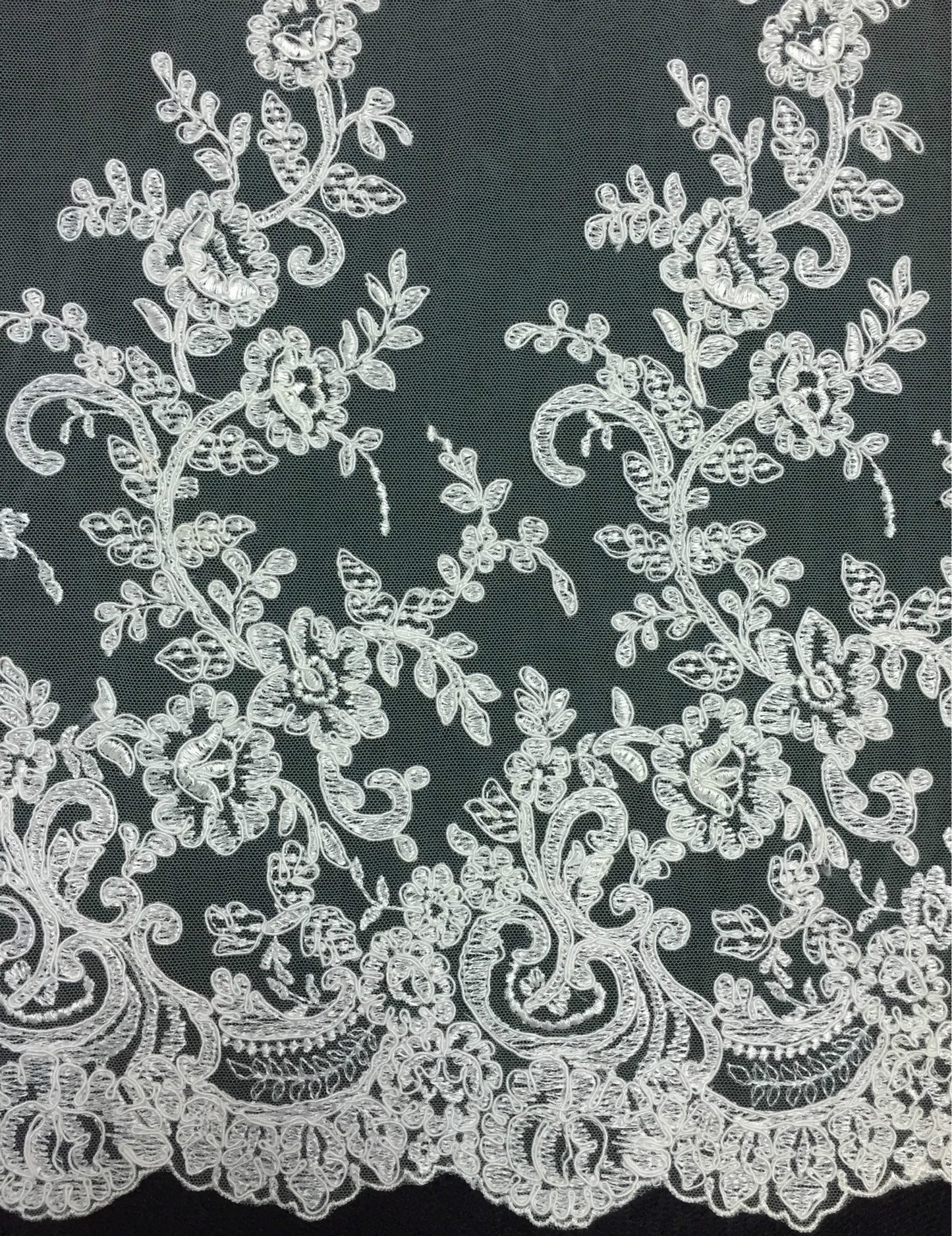 Freedombeauty | Direct Selling Car Bone Lace Veil Skirt Lace Accessories Three-Dimensional Bone Lace Fabric Wedding Dress Fabric