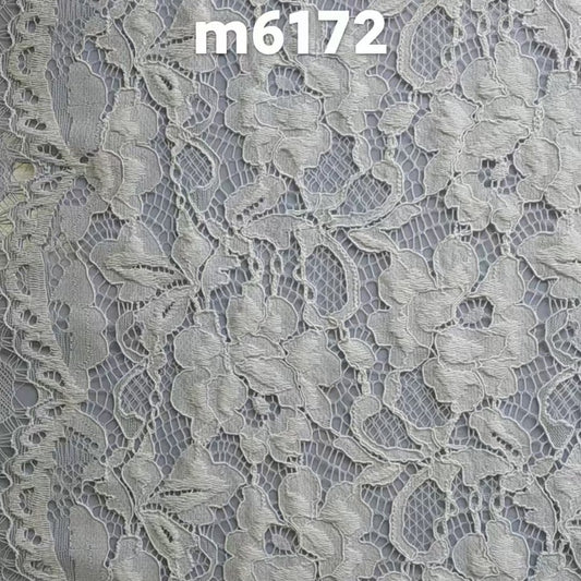 freedombeauty|Nylon Cotton Wave Lace Fabric Width 150 Pressed Yarn Flower High Quality Classic Style Clothing Wedding Dress Accessories