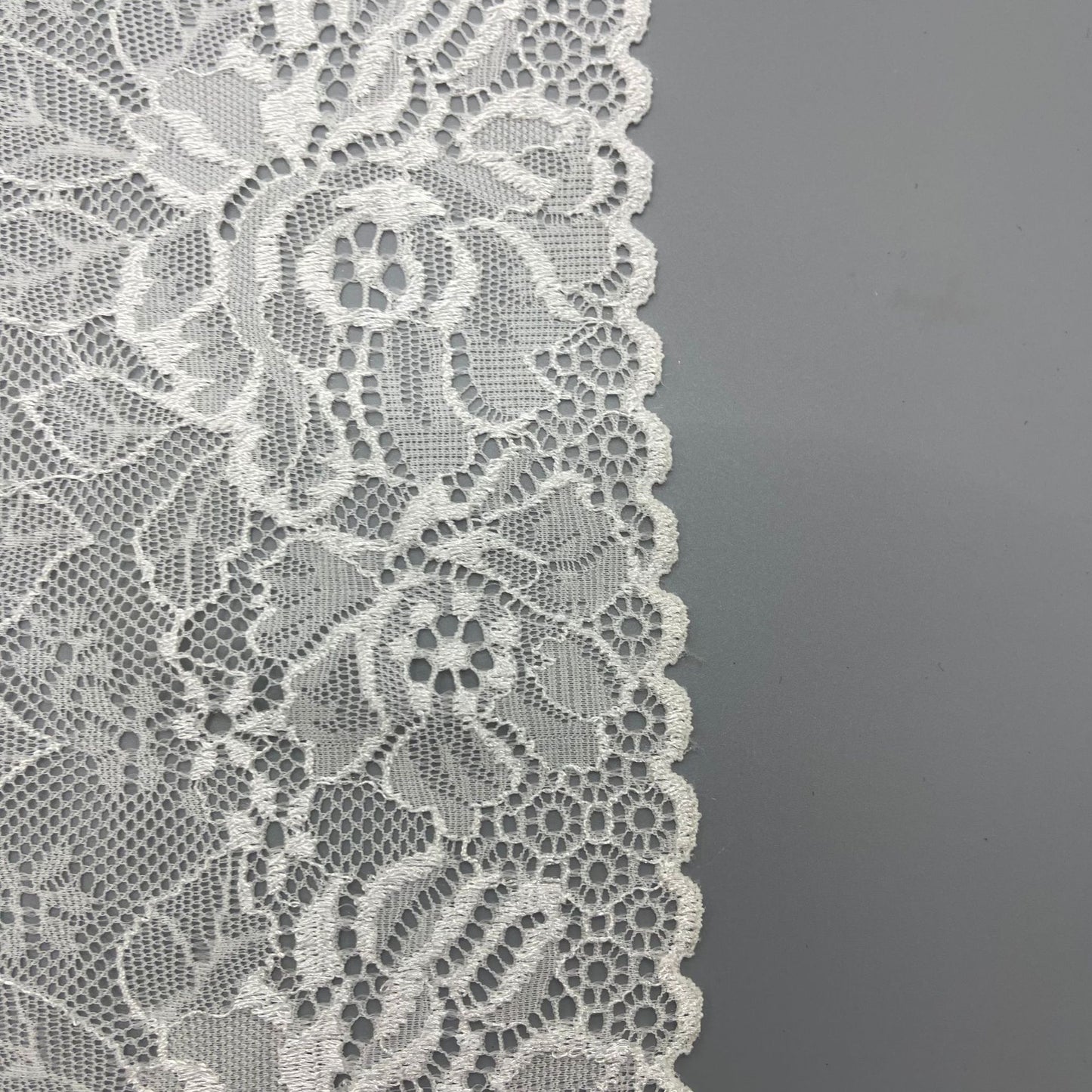 freedombeauty|17cm Underwear Wedding Dress Accessories White Nylon Hollow Lace Trim Custom Lace Pattern