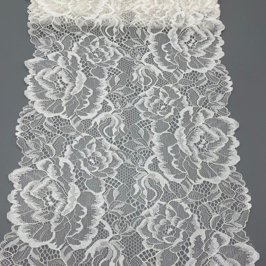 freedombeauty|20CM In Stock Elastic Lace Trim Suitable for Home Decoration Making