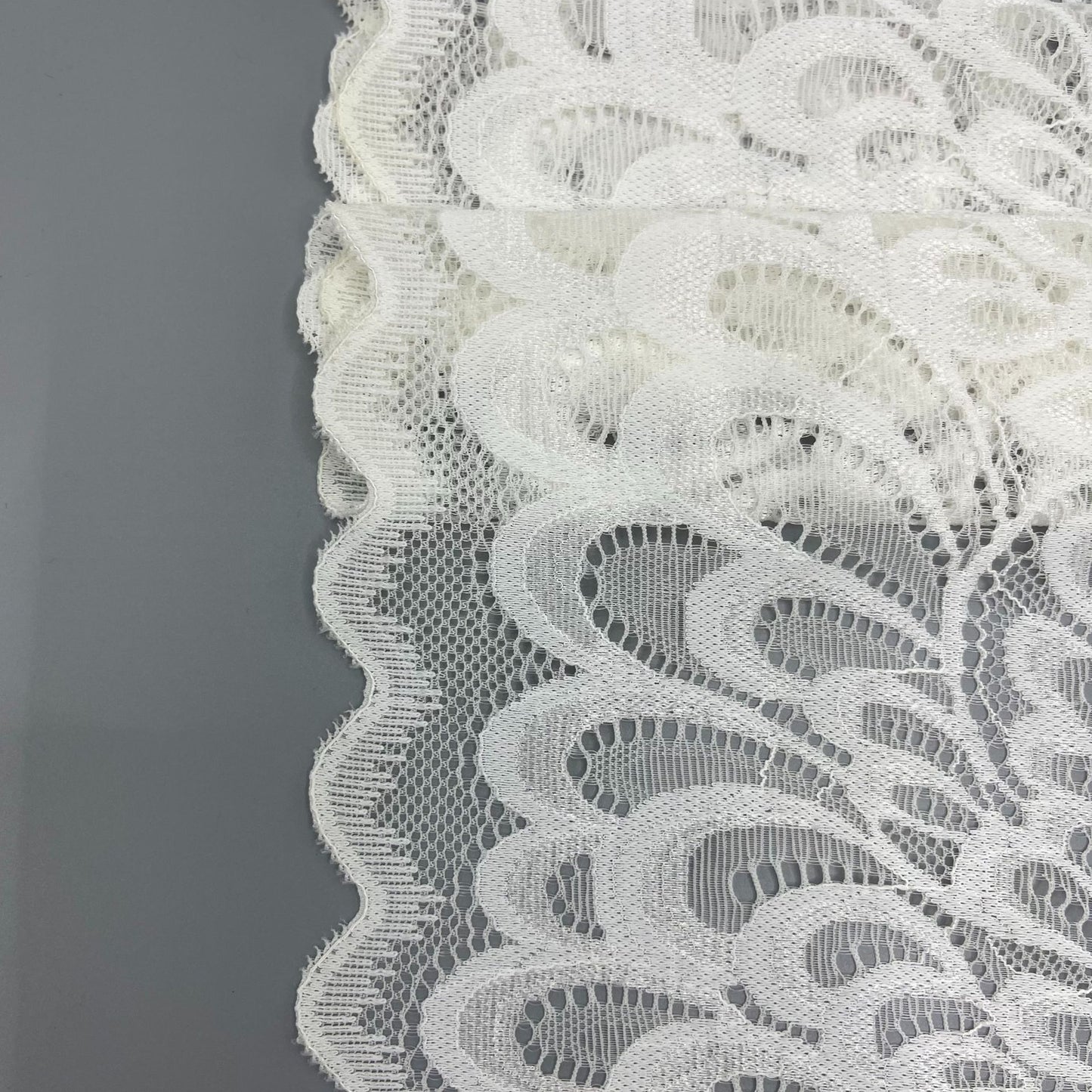 freedombeauty|24cm In Stock Direct Sale Nylon Spandex Lace Fabric for Women's Dresses and Children's Clothing Lace Trim Fabric