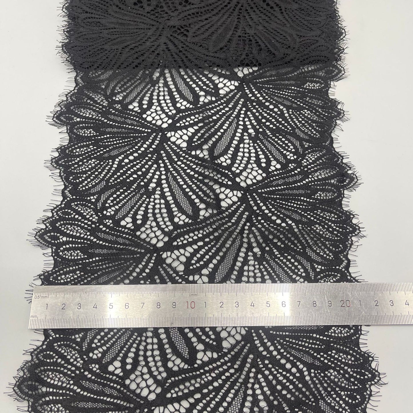 freedombeauty|20CM Elastic Lace Trim Nylon High Stretch Hollow Fabric DIY Wedding Dress, Clothing, Lingerie Accessories