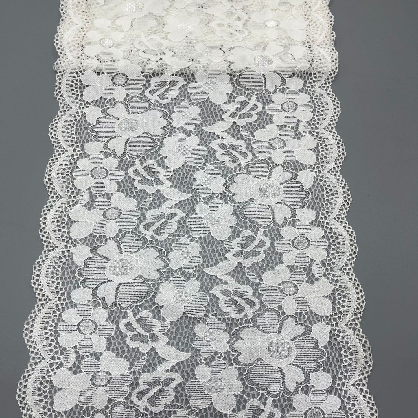 freedombeauty|23CM New Hollow Fabric Lace Non-Elastic Mesh for Lingerie Wedding Dress Accessories