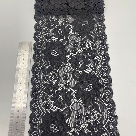 freedombeauty|15cm Outer Single DIY Handmade Lace Trim White Lace Hollow Nylon Wedding Dress Accessories High-end Accessories