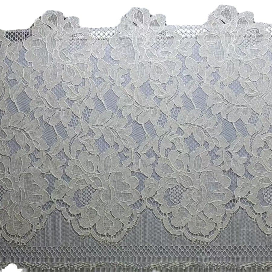 freedombeauty|Hot-Selling Medium-Thin Transparent Lightweight Non-Stretch Cotton Lace Mesh Fabric with Soft Touch and Good Texture for Children's Clothing Base Skirt Fabric