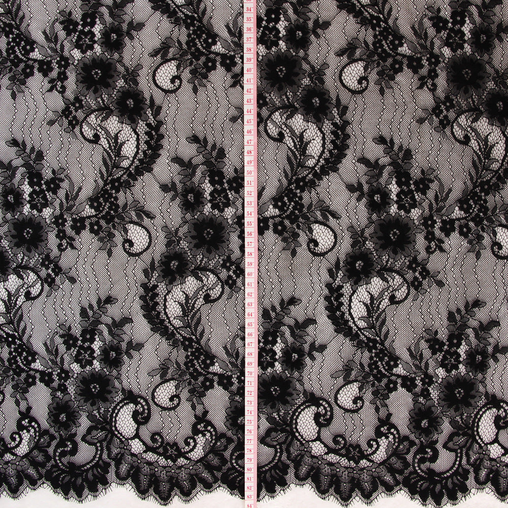 FREEDOMBEAUTY | Factory direct sales of wedding accessories, hot-selling nylon fashion wedding lace fabric, dress eyelashes lace