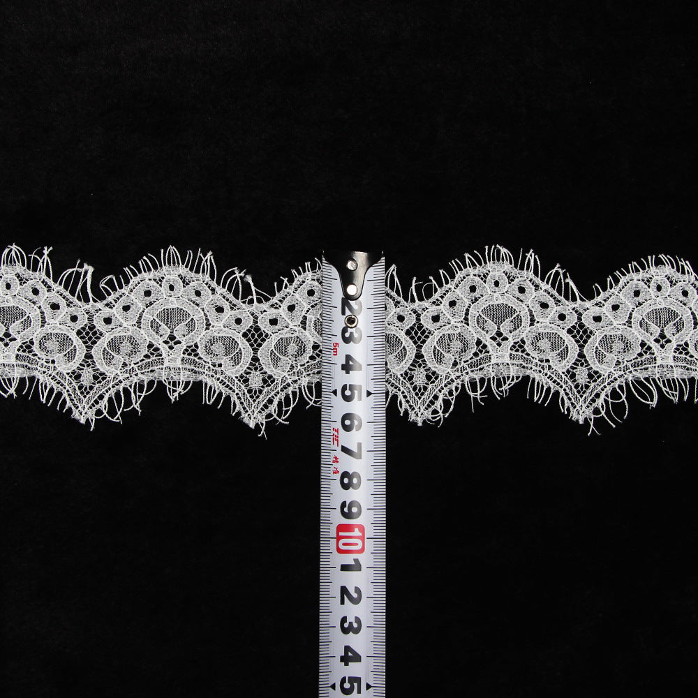 FREEDOMBEAUTY | Spot direct sales popular eyelash lace 7cm wide non-elastic lace DIY clothing accessories