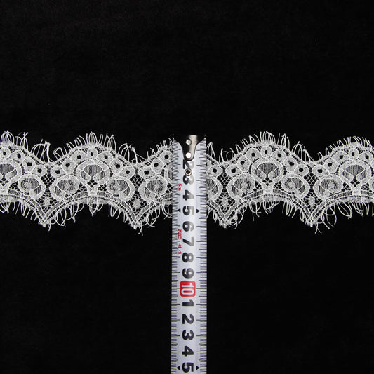 FREEDOMBEAUTY | Spot direct sales popular eyelash lace 7cm wide non-elastic lace DIY clothing accessories