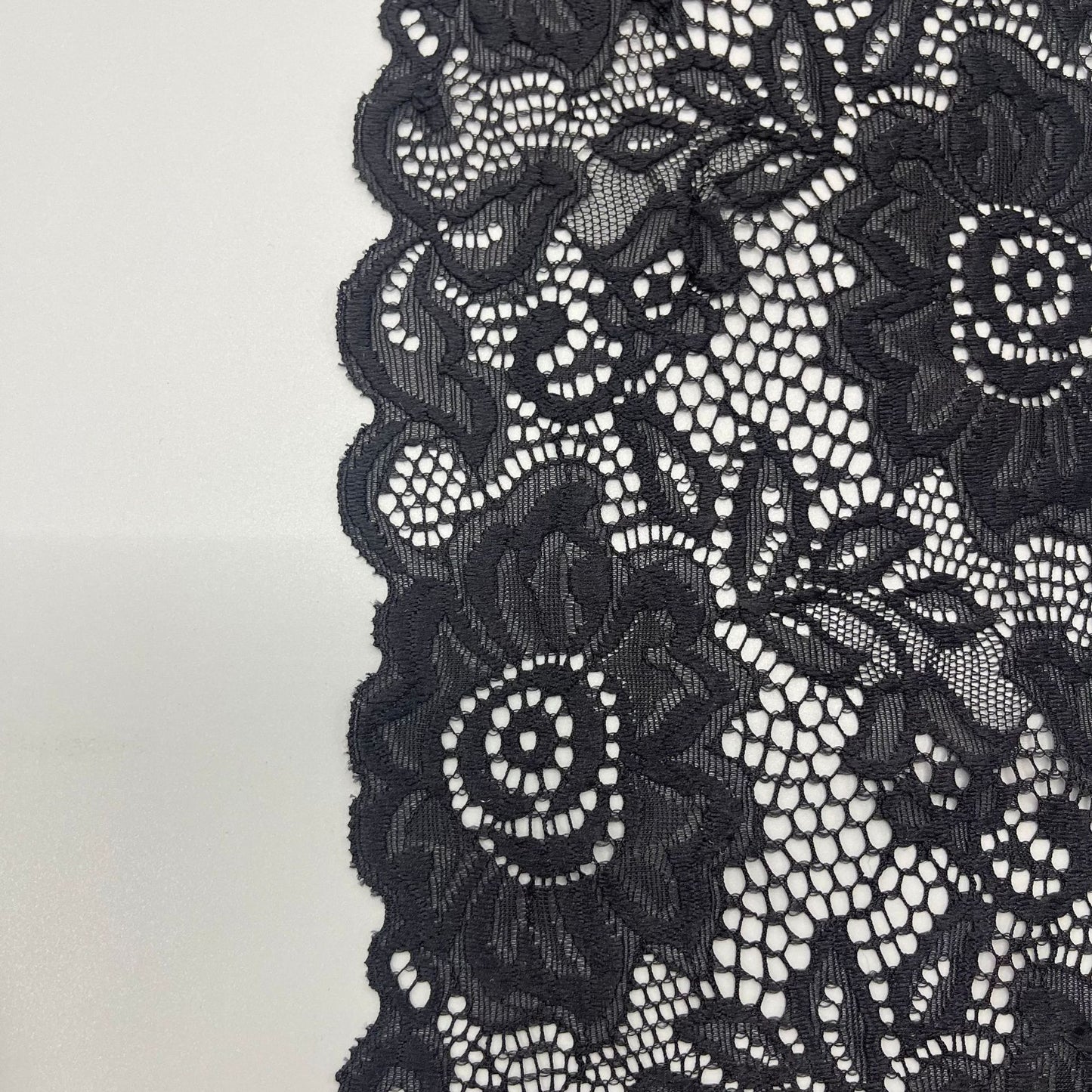 freedombeauty|14cm Lace High-end Wedding Dress Lace Trim White Hollow Lace Nylon Handmade Custom