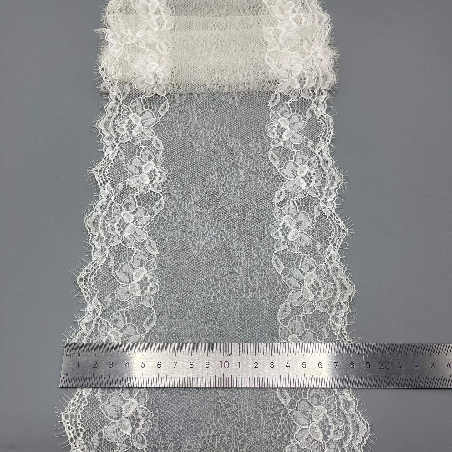 freedombeauty | 18cm French Elastic Eyelash Direct Supply High-Quality Lace Trim Accessories Suitable for Home Decorations