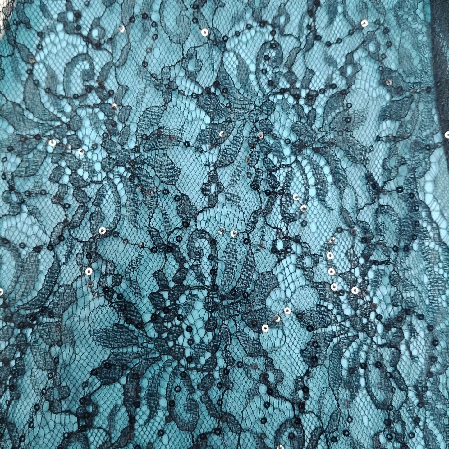 freedombeauty|Hot Selling Full Width Sequin Lace Mesh Fabric Hollow Out Jacquard Mesh Fabric for Clothing Accessories