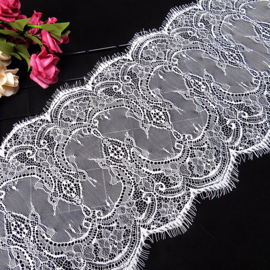 FREEDOMBEAUTY | King Kong hoop pattern eyelash lace 27cm nylon Wukong headband underwear hollow lace