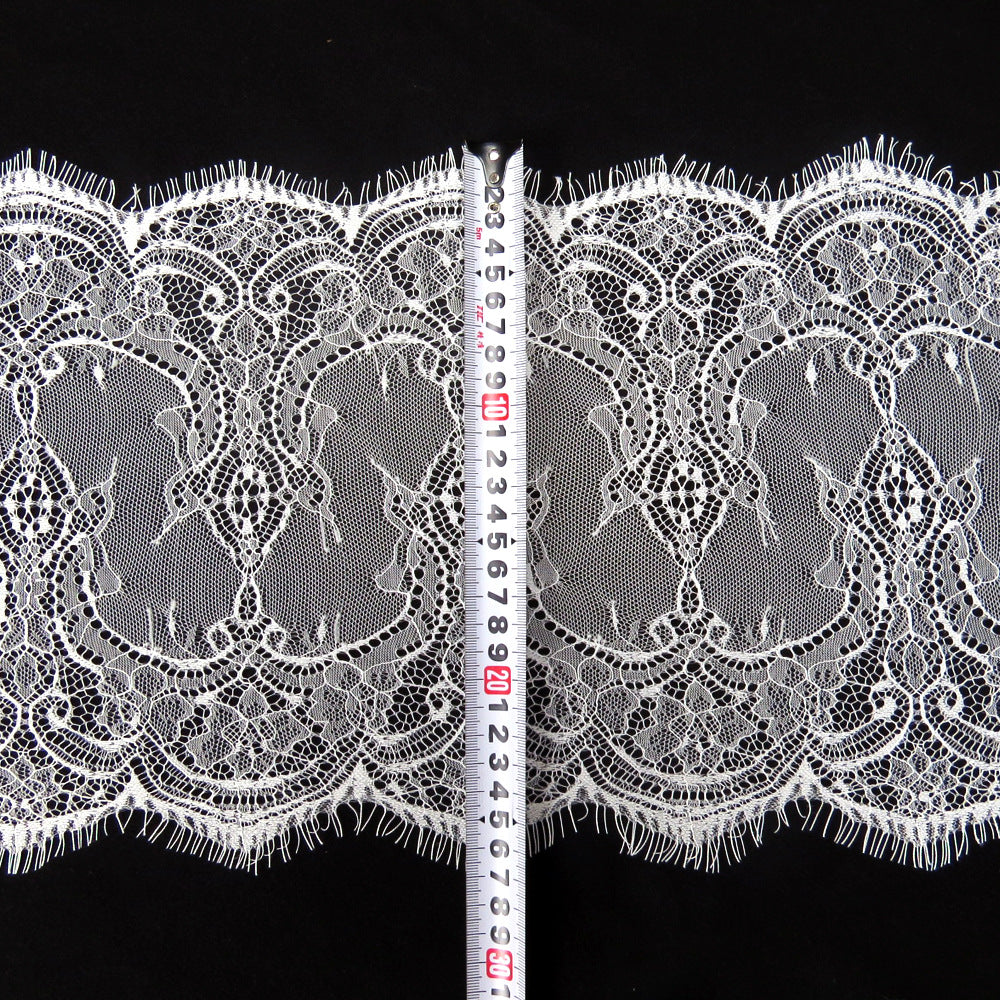 FREEDOMBEAUTY | King Kong hoop pattern eyelash lace 27cm nylon Wukong headband underwear hollow lace