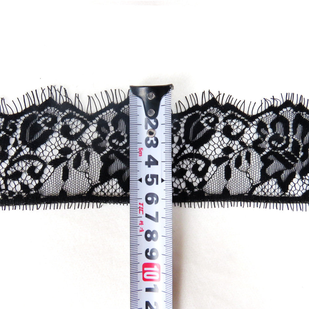FREEDOMBEAUTY | 6.5cm unilateral jasmine spot lace directly from the manufacturer's new exquisite women's sewing lace underwear