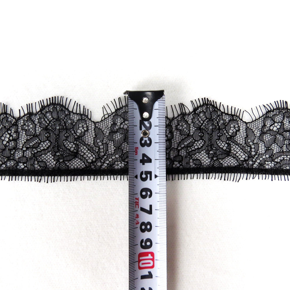 FREEDOMBEAUTY | New small flower unilateral 5.2cm hollow pajamas underwear eyelashes lace DIY wedding accessories lace