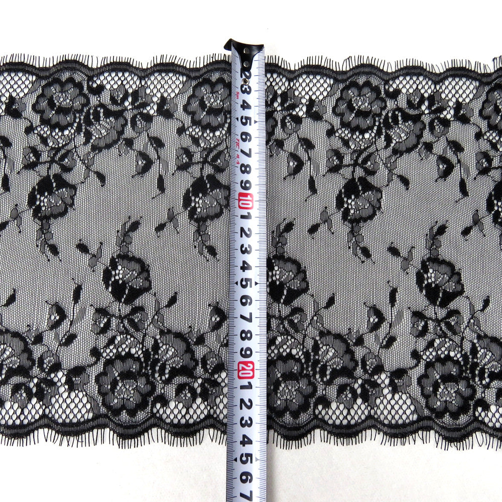 FREEDOMBEAUTY | New light and breathable anemone nylon lace 24cm women's clothing tailoring with cloth eyelash lace